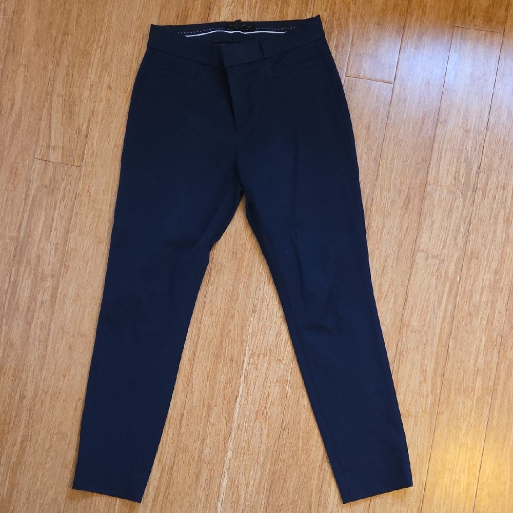 Women's Slim Tailored Black Pants